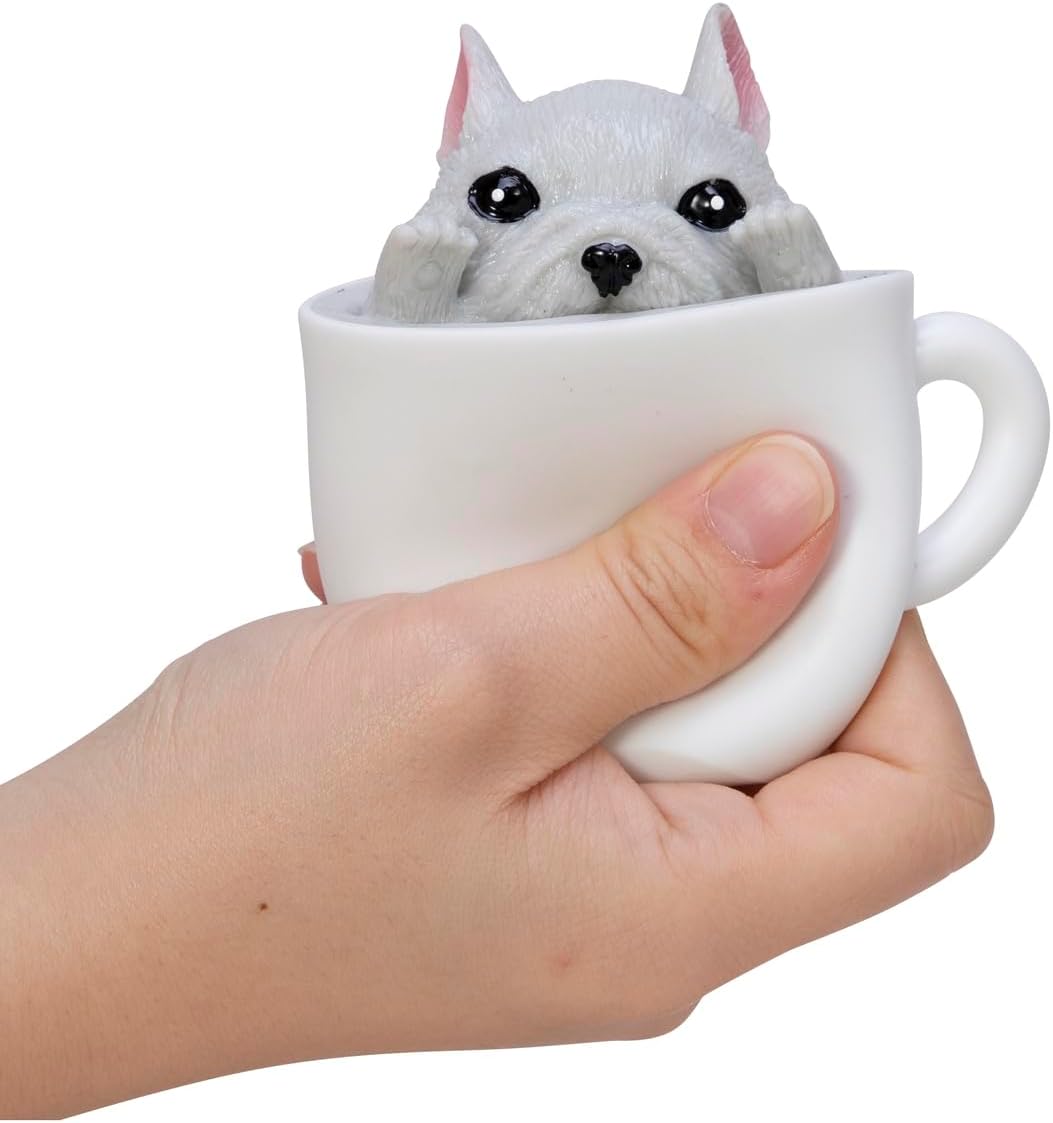 Schylling Pup in a Cup - Squeeze to Reveal Adorable Caffeine-Themed Companions - Style May Vary (Pack of 1) - Image 5