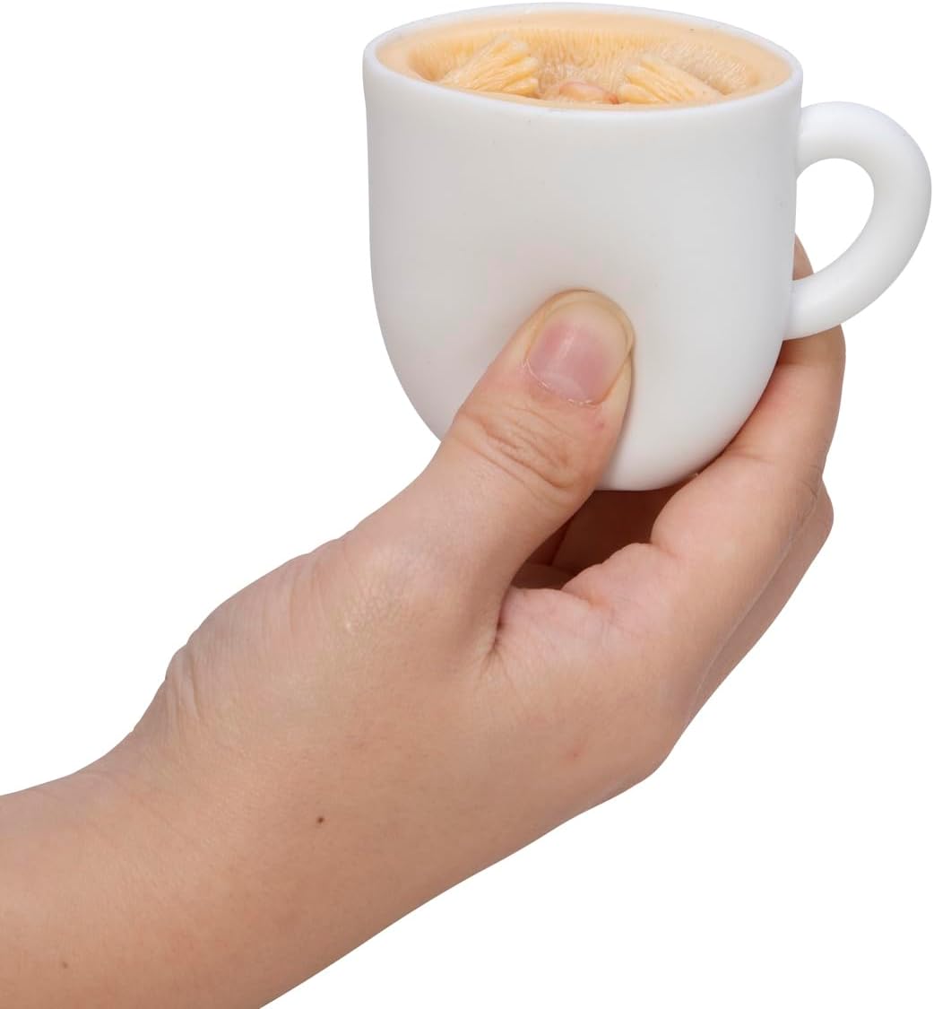 Schylling Pup in a Cup - Squeeze to Reveal Adorable Caffeine-Themed Companions - Style May Vary (Pack of 1) - Image 3