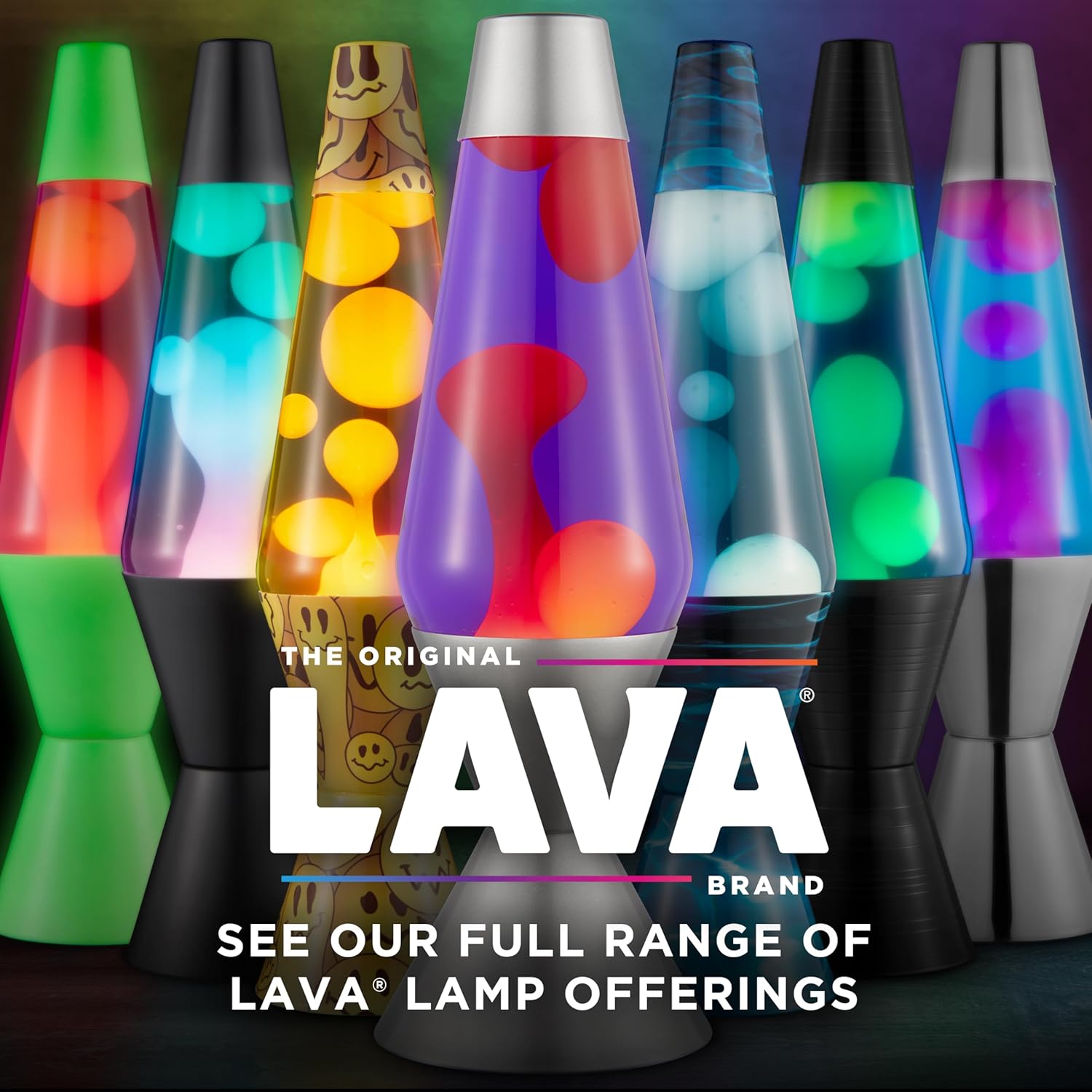 Lava The Original Lamp - 14.5 Neon Green - Classic Liquid Motion Lamp - Orange and Pink Liquid - Item #2096 (Amazon Exclusive) - Image 7