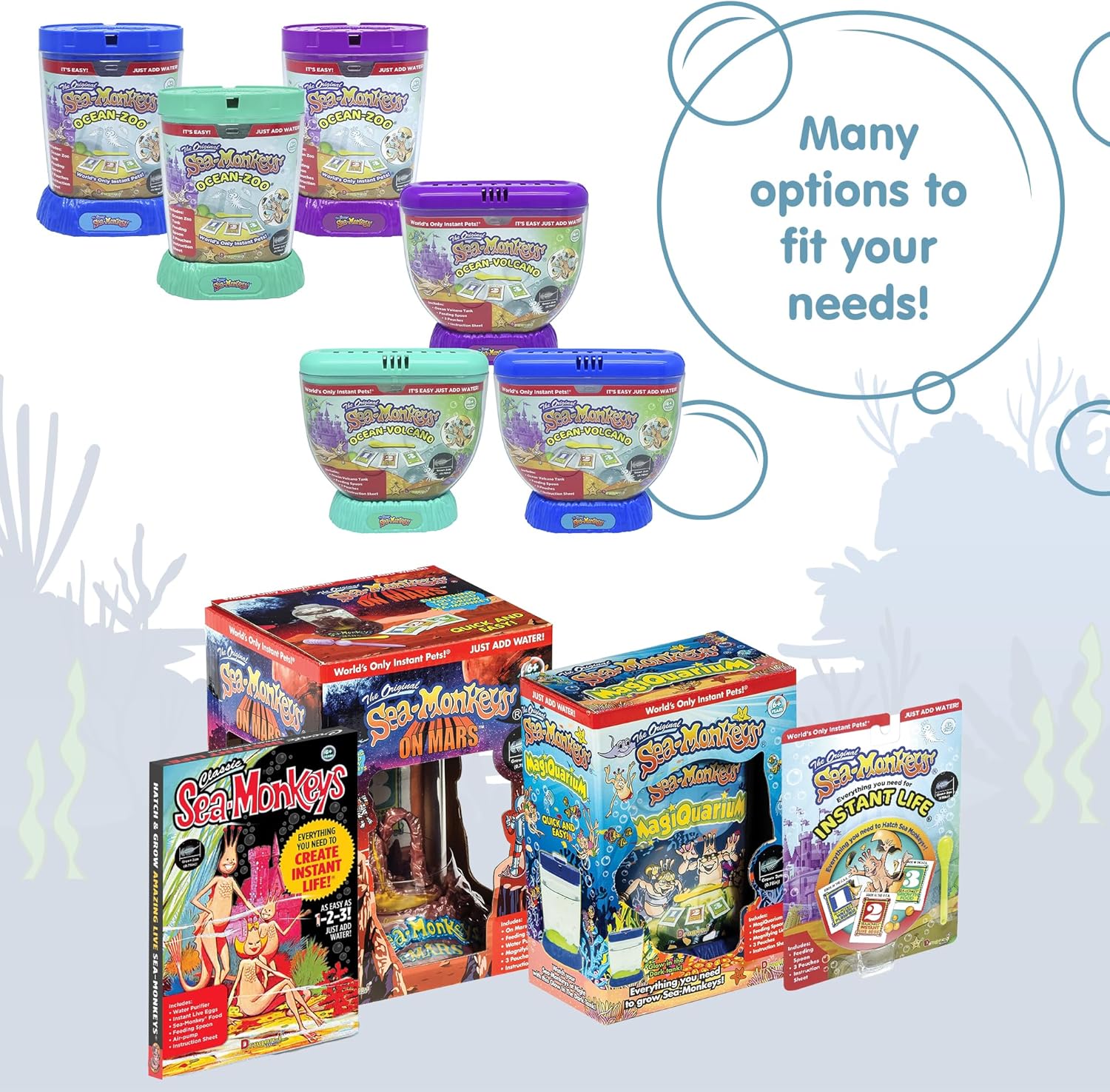 Sea-Monkeys? Magic Castle - World-s Only Instant Pets? - Ages 6+ (Pack of 1) - Image 7